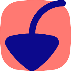 Triangle Arrow Bend Left Down Large Icon from Flex Pop Set