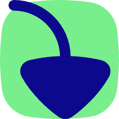 Triangle Arrow Bend Right Down Large Icon from Flex Pop Set