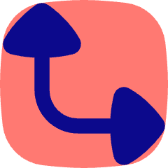 Triangle Arrow Bottom Left Corner Large Icon from Flex Pop Set