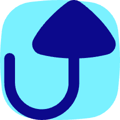 Triangle Arrow Turn Up Large Icon from Flex Pop Set