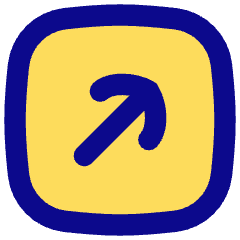 Line Arrow Diagonal Top Right Square Icon from Flex Pop Set