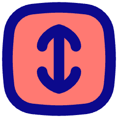 Line Arrow Fit To Height Square Icon from Flex Pop Set