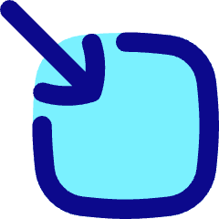 Line Arrow Minimize Window 3 Icon from Flex Pop Set