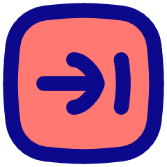 Line Arrow Right Square 2 Icon from Flex Pop Set