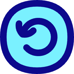 Line Arrow Rotate Left Circle Icon from Flex Pop Set