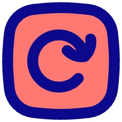 Line Arrow Rotate Right Square Icon from Flex Pop Set