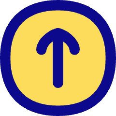 Line Arrow Up Circle 1 Icon from Flex Pop Set