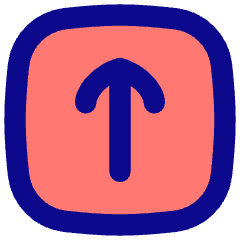 Line Arrow Up Square Icon from Flex Pop Set