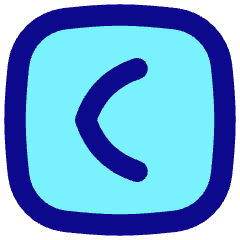 Tailless Line Arrow Left Square Icon from Flex Pop Set