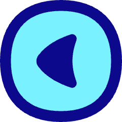 Tailless Triangle Arrow Left Circle Icon from Flex Pop Set