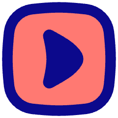 Tailless Triangle Arrow Right Square Icon from Flex Pop Set