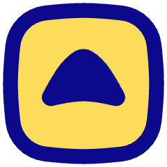 Tailless Triangle Arrow Up Square Icon from Flex Pop Set