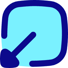 Triangle Arrow Minimize Window 1 Icon from Flex Pop Set