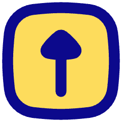 Triangle Arrow Up Square Icon from Flex Pop Set