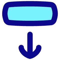 Line Arrow Move Down 2 Icon from Flex Pop Set