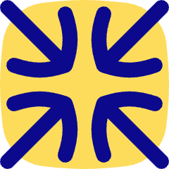 Line Arrow Shrink Icon from Flex Pop Set