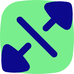 Triangle Arrow Expand Diagonal 3 Icon from Flex Pop Set