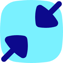 Triangle Arrow Shrink Diagonal 1 Icon from Flex Pop Set