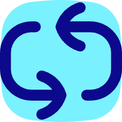 Line Arrow Reload Horizontal 3 Icon from Flex Pop Set