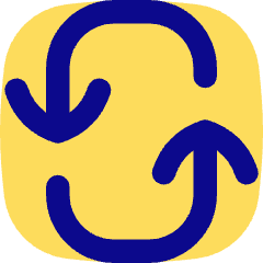 Line Arrow Reload Vertical 3 Icon from Flex Pop Set