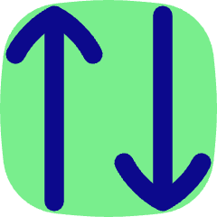 Line Arrow Transfer Vertical 2 Icon from Flex Pop Set