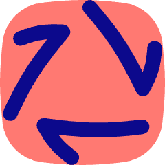 Line Arrow Triangle Loop Icon from Flex Pop Set