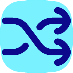 Shuffle Line Arrow Icon from Flex Pop Set