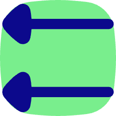 Double Triangle Arrow Left Icon from Flex Pop Set