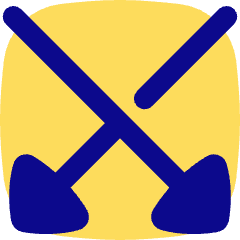 Triangle Arrow Crossover Down Icon from Flex Pop Set