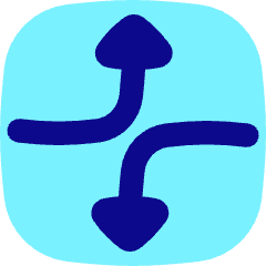 Triangle Arrow Dodge 4 Icon from Flex Pop Set