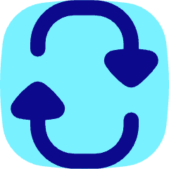 Triangle Arrow Reload Vertical 2 Icon from Flex Pop Set