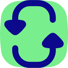 Triangle Arrow Reload Vertical 3 Icon from Flex Pop Set