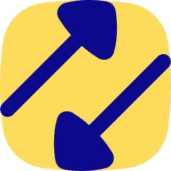 Triangle Arrow Transfer Diagonal 3 Icon from Flex Pop Set