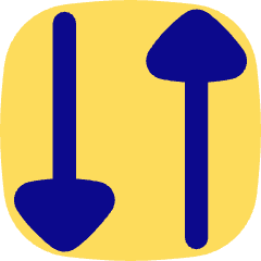 Triangle Arrow Transfer Vertical 3 Icon from Flex Pop Set