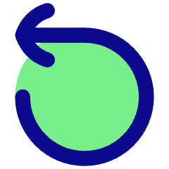 Line Arrow Rotate Left 1 Icon from Flex Pop Set