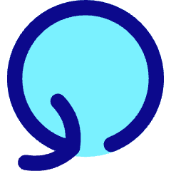 Line Arrow Rotate Left 4 Icon from Flex Pop Set