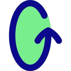 Line Arrow Rotate Vertical Left 1 Icon from Flex Pop Set