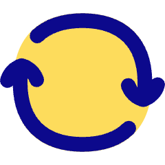 Line Arrow Synchronize 2 Icon from Flex Pop Set