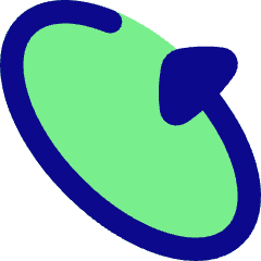 Triangle Arrow Rotate Diagonal Left 2 Icon from Flex Pop Set