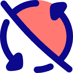 Triangle Arrow Synchronize Disable Icon from Flex Pop Set