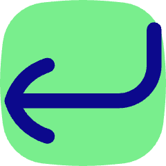 Line Arrow Bend Down Left Icon from Flex Pop Set