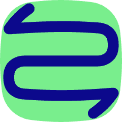 Line Arrow Curvy Both Direction 2 Icon from Flex Pop Set