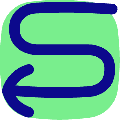 Line Arrow Curvy Left Down Icon from Flex Pop Set