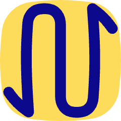 Line Arrow Curvy Up Down 1 Icon from Flex Pop Set