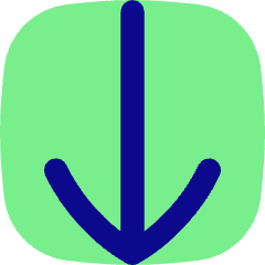 Line Arrow Down 1 Icon from Flex Pop Set