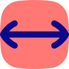 Line Arrow Horizontal Icon from Flex Pop Set