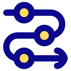 Line Arrow Roadmap Icon from Flex Pop Set