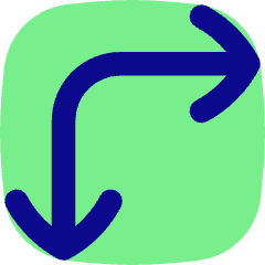 Line Arrow Top Left Corner Icon from Flex Pop Set