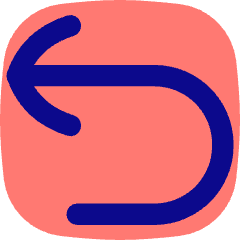 Line Arrow Turn Backward Icon from Flex Pop Set