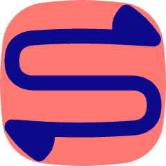 Triangle Arrow Curvy Both Direction 1 Icon from Flex Pop Set